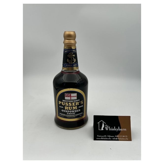 Pusser's Rum Gunpouder proof